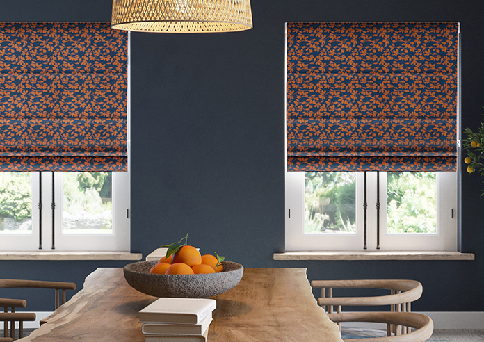 Oak Leaves Velvet, Autumn - Roman Blind - Image 3